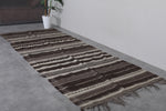 Entryway berber Moroccan handwoven rug - 4.3 FT X 11.2 FT