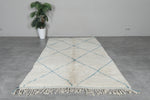 Handwoven Moroccan Beni Ourain Rug - 4.6 x 8.3 FT | Wool Berber Carpet