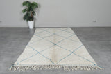 Handwoven Moroccan Beni Ourain Rug - 4.6 x 8.3 FT | Wool Berber Carpet
