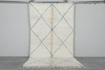 Handwoven Moroccan Beni Ourain Rug - 4.6 x 8.3 FT | Wool Berber Carpet