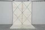 Handwoven Moroccan Beni Ourain Rug - 4.6 x 8.3 FT | Wool Berber Carpet
