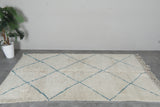 Handwoven Moroccan Beni Ourain Rug - 4.6 x 8.3 FT | Wool Berber Carpet