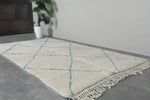 Handwoven Moroccan Beni Ourain Rug - 4.6 x 8.3 FT | Wool Berber Carpet