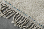 Handwoven Moroccan Beni Ourain Rug - 4.6 x 8.3 FT | Wool Berber Carpet