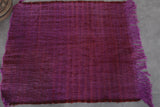 Moroccan Rug – 2.2 x 2.6 FT | Vibrant Purple Handmade Design