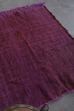 Moroccan Rug – 2.2 x 2.6 FT | Vibrant Purple Handmade Design