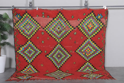 Amazing Handmade Moroccan Berber Rug | Vibrant Artisan Design