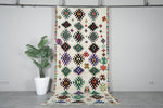 Handmade Berber Runner Rug 4.9x10.4 ft - Moroccan Wool Azilal Rug