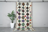 Handmade Berber Runner Rug 4.9x10.4 ft - Moroccan Wool Azilal Rug