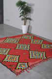 Amazing Handmade Moroccan Berber Rug | Vibrant Artisan Design