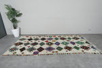 Handmade Berber Runner Rug 4.9x10.4 ft - Moroccan Wool Azilal Rug