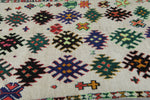Handmade Berber Runner Rug 4.9x10.4 ft - Moroccan Wool Azilal Rug