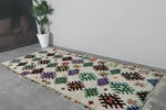 Handmade Berber Runner Rug 4.9x10.4 ft - Moroccan Wool Azilal Rug