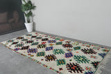 Handmade Berber Runner Rug 4.9x10.4 ft - Moroccan Wool Azilal Rug