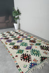 Handmade Berber Runner Rug 4.9x10.4 ft - Moroccan Wool Azilal Rug