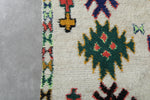 Handmade Berber Runner Rug 4.9x10.4 ft - Moroccan Wool Azilal Rug