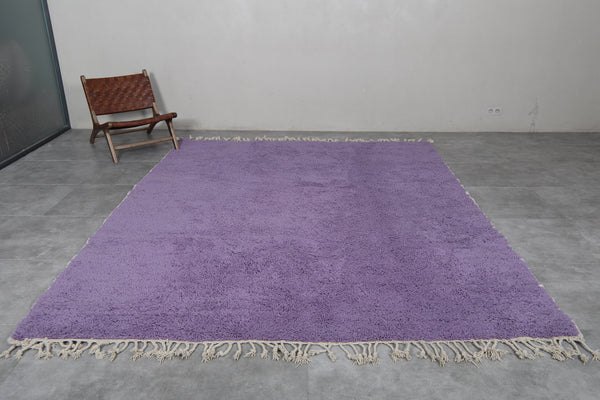 Custom purple Moroccan carpet - Luxurious and bold design