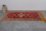 Runner Berber rug 3.4 FT X 6.4 FT