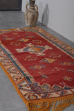 Runner Berber rug 3.4 FT X 6.4 FT