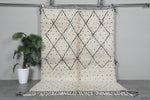 Moroccan Beni Ourain Rug - Handwoven Wool | 5.3 x 7.7 FT