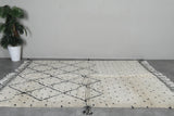 Moroccan Beni Ourain Rug - Handwoven Wool | 5.3 x 7.7 FT