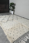 Moroccan Beni Ourain Rug - Handwoven Wool | 5.3 x 7.7 FT