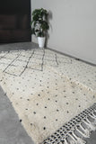 Moroccan Beni Ourain Rug - Handwoven Wool | 5.3 x 7.7 FT
