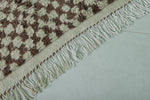 Handcrafted Moroccan Checkered Rug – 4.5 x 7.1 ft