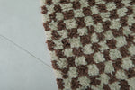 Handcrafted Moroccan Checkered Rug – 4.5 x 7.1 ft