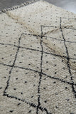 Moroccan Beni Ourain Rug - Handwoven Wool | 5.3 x 7.7 FT