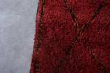 Moroccan handmade rug 4.6 X 9.8 Feet