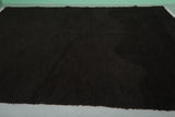 Moroccan Rug 8 X 11.9 Feet - Elegant Black Wool Rug