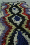 Colorful Moroccan Berber Rug - Bold Tribal Design (2.4 X 6 Feet)