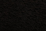 Moroccan Rug 8 X 11.9 Feet - Elegant Black Wool Rug