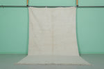 6.4 x 10.1 FT Moroccan Rug – Plush Off-White Shag