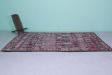 Vintage Moroccan Rug 5.9 x 10.5 Ft Handwoven Tribal Pattern | Bohemian Decor