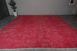 Large Moroccan Rug – 13.7 x 13.4 ft in Vibrant Red