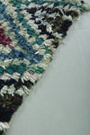 Handmade Moroccan Berber Rug 3.3 X 5.8 Feet - Bold Diamond Pattern