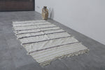 Hallway flatwoven berber Moroccan rug - 3.8 FT X 6.9 FT