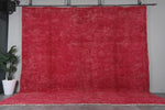 Large Moroccan Rug – 13.7 x 13.4 ft in Vibrant Red