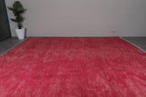 Large Moroccan Rug – 13.7 x 13.4 ft in Vibrant Red