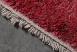 Large Moroccan Rug – 13.7 x 13.4 ft in Vibrant Red