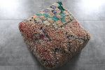 Handmade Moroccan Pouf - Vintage Shag Rug Ottoman