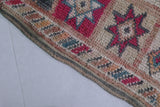 Vintage Moroccan Rug - 5 x 6.3 FT | Traditional Handwoven Berber Design