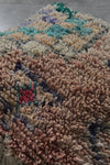 Handmade Moroccan Pouf - Vintage Shag Rug Ottoman