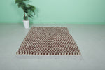 Handwoven Moroccan Checkered Rug – 4.7 x 6.2 ft