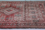 Vintage Moroccan Rug 5.5 x 9.9 Ft Handwoven Tribal Pattern | Authentic Boho Decor