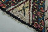 Small Colorful Moroccan Azilal Rug - 3.5 FT x 5.9 FT | Unique Berber Carpet