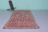 Vintage Moroccan Rug 4.7 x 10.6 Ft Handwoven Tribal Design | Bohemian Decor