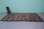 Vintage Moroccan Rug 6.2 x 11.1 Ft Handwoven Tribal Design | Boho Home Decor